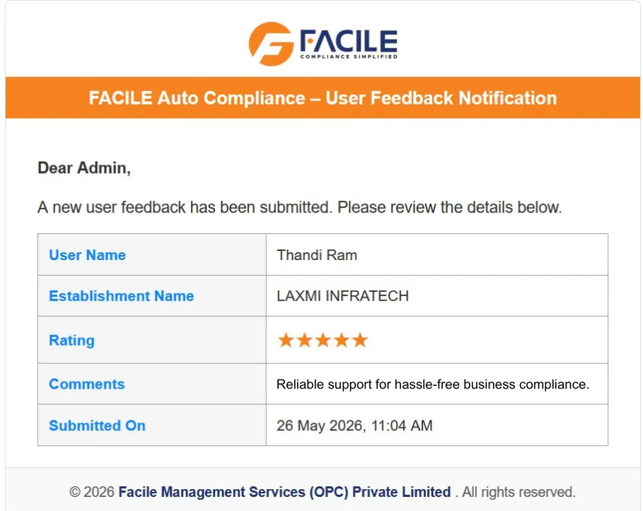 Facile Client Feedback 1