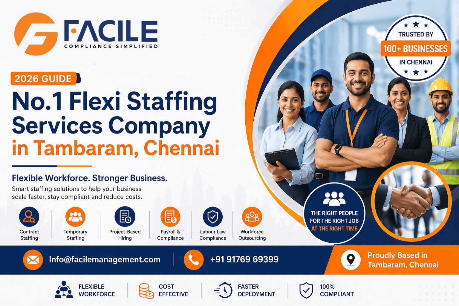 No.1 Flexi Staffing Services Company in Tambaram, Chennai