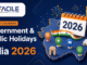 Government and public holidays in India 2026